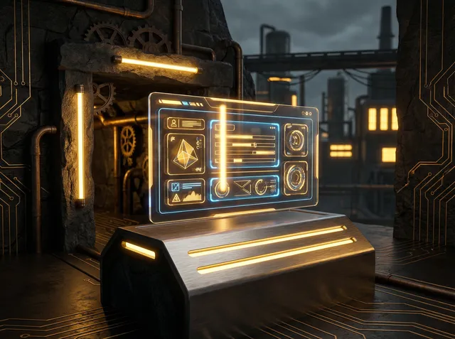 德州扑克app 赛博身份认证终端界面