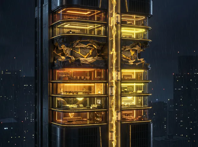 德州扑克app 金矿摩天楼VIP层剖面图